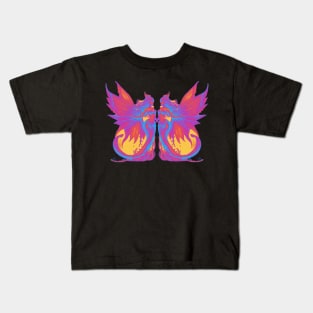 Red Fairy Sirenas Kids T-Shirt